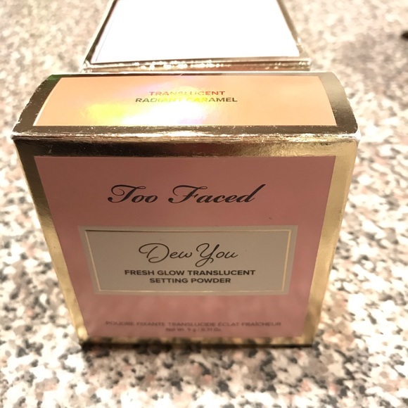 Too Faced Setting POWDER Dew Translucent Radiant Caramel NEW Blend - Picture 6 of 8